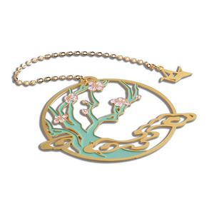 Marcapáginas de Metal de Latón Esmaltado Suave, Personalizado, de Alta Calidad, con Diseño Chino, para Libros - Product Image 4