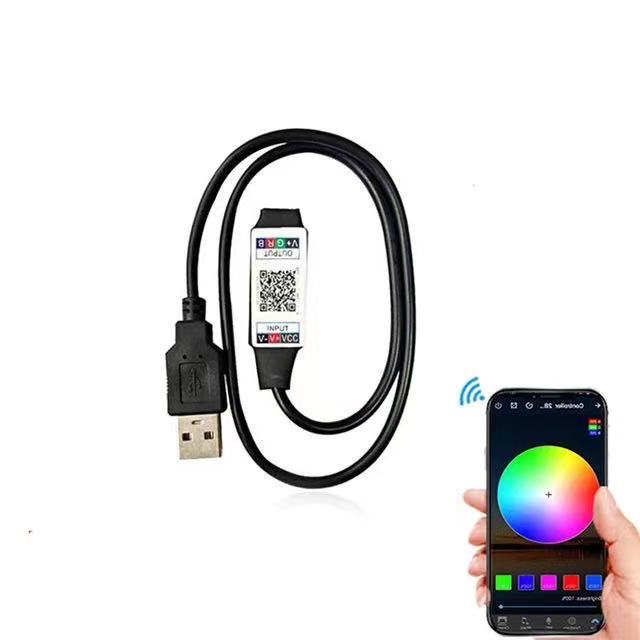 USB 5V Mini 24key 44key RGB Remote LED Controller 3key Mini Control Simple Dimmer for 5050 3528 2835 5V RGB LED Strip Lights