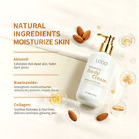 Lotion corporelle éclaircissante biologique à étiquette privée personnalisée pour l'hydratation et la nutrition, idéale pour les spas