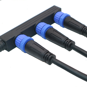 กล่องแยกสายไฟ M19จอแสดงผล LED แบบกำหนดเอง M19 IP68ขั้วต่อแบบกันน้ำ2ขาสำหรับไฟถนนพลังงานแสงอาทิตย์ - Product Image 5