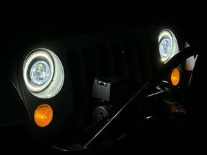 Sanvi 7 pouces personnalisable phare LED assemblage rétroadapté véhicules tout-terrain Offre Spéciale pour <span class=keywords><strong>Jeep</strong></span> Harley Davidson 12V ampoule nouveau - Product Image 6