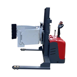 WELIFTRICH 500kg 700kg 1000kg Electric Stacker with Paper Roll <strong>Clamp</strong> Stacker Electric Drum Rotator Electric Lifter <strong>Truck</strong> - Product Image 3