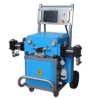 Machine de pulvérisation de revêtement en polyuréthane et en polyurée personnalisée, pulvérisateur hydraulique à deux composants, pulvérisation à chaud, étanchéité