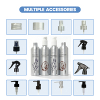 Bouteille en aluminium personnalisée de 200 ml, 250 ml, 330 ml avec pompe pingouin pour huile essentielle de lavande, lotion corporelle, recharge, boîte en aluminium imprimable
