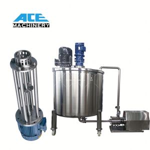 Mezclador Emulsionante al Vacío Móvil y Fijo de 200L con Raspador de Pared Bidireccional y Tanque Mezclador con Calentamiento por Aceite - Product Image 6