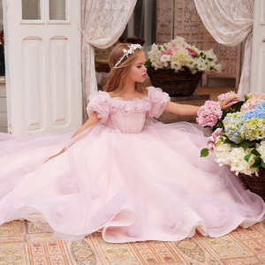 High Quality Kids Princess <strong>Girl</strong> <strong>Dress</strong> Flower Formal Evening Flower <strong>Girls</strong> <strong>Dresses</strong> Wedding Party Ball Gown Kids <strong>Dresses</strong> for <strong>Girls</strong> - Product Image 6