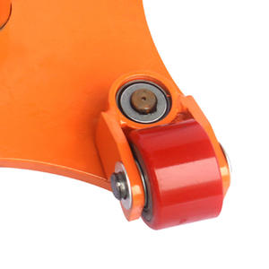 Chariot de levage hydraulique léger et portable avec roulettes pivotantes en PU, chariot à roulettes, chariot industriel pour déplacement de machines - Product Image 5