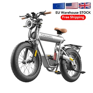 Sepeda Listrik Động Cơ Điện Bụi Bẩn 20 Inch Lốp Xe Đạp Chất Béo Pin Lithium Tháo Được Ebike Xe Đạp Leo Núi Điện Toàn Bánh