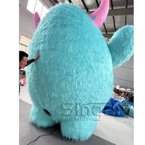 Inflable Publicitario Grande de 3m, <span class=keywords><strong>Monstruo</strong></span> Verde de Dibujos Animados en Oxford 300D, con Ventilador Incorporado, para Exhibiciones y Decoración de Festivales - Product Image 4