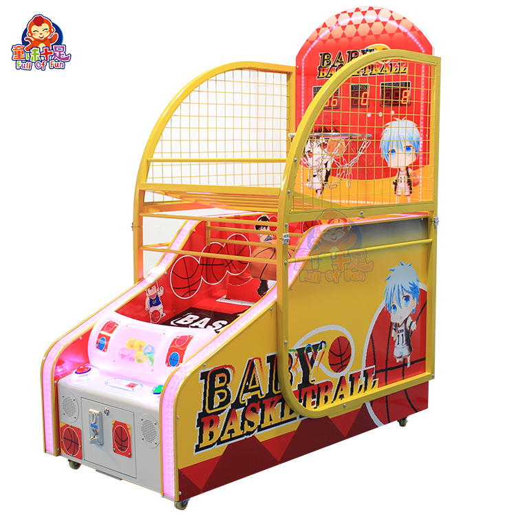 Children Park Amusement Games Equipment Sport Game Coin Operated Kids Basketball Machine