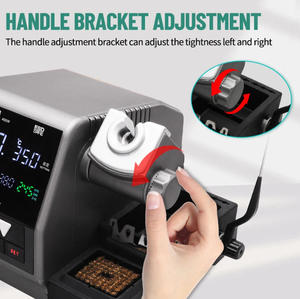 Nouveau pour T61 Station de soudage <span class=keywords><strong>400W</strong></span> C470/245/210 <span class=keywords><strong>Fer</strong></span> à <span class=keywords><strong>souder</strong></span> électronique Soudure de précision pour réparation de téléphones PCB BGA - Product Image 5