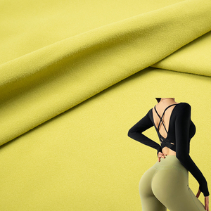 Cao Đàn Hồi 20% Spandex 80% Nylon Miễn Phí Cắt Double Side Nước Chải Vải Dệt Kim Cho Thể Thao Đồ Lót Và legging - Product Image 2