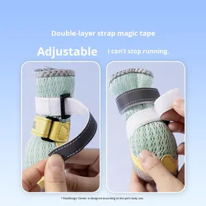 Zapatos Casuales <span class=keywords><strong>para</strong></span> Perro, Transpirables, de Malla de PU, Antideslizantes, <span class=keywords><strong>para</strong></span> Exteriores, <span class=keywords><strong>para</strong></span> Razas Grandes, Jiangsu - Product Image 3