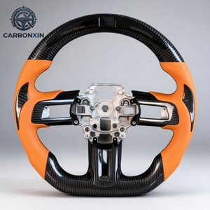 Volante de Fibra de Carbono Forjado Personalizado para Ford Mustang Gt 350 S550 S650 S197 Ecoboost 2024 2019 2017 2013 2016 - Product Image 6