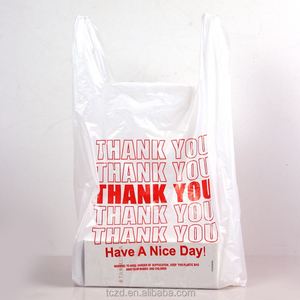 ถุงเสื้อยืดแบบมีหูหิ้วสำหรับธุรกิจขนาดเล็ก พิมพ์ลายได้ตามต้องการ พร้อมคุณสมบัติป้องกันการกระแทก สำหรับบรรจุภัณฑ์ ถุงขอบคุณ ถุงใส่เสื้อผ้า - Product Image 4
