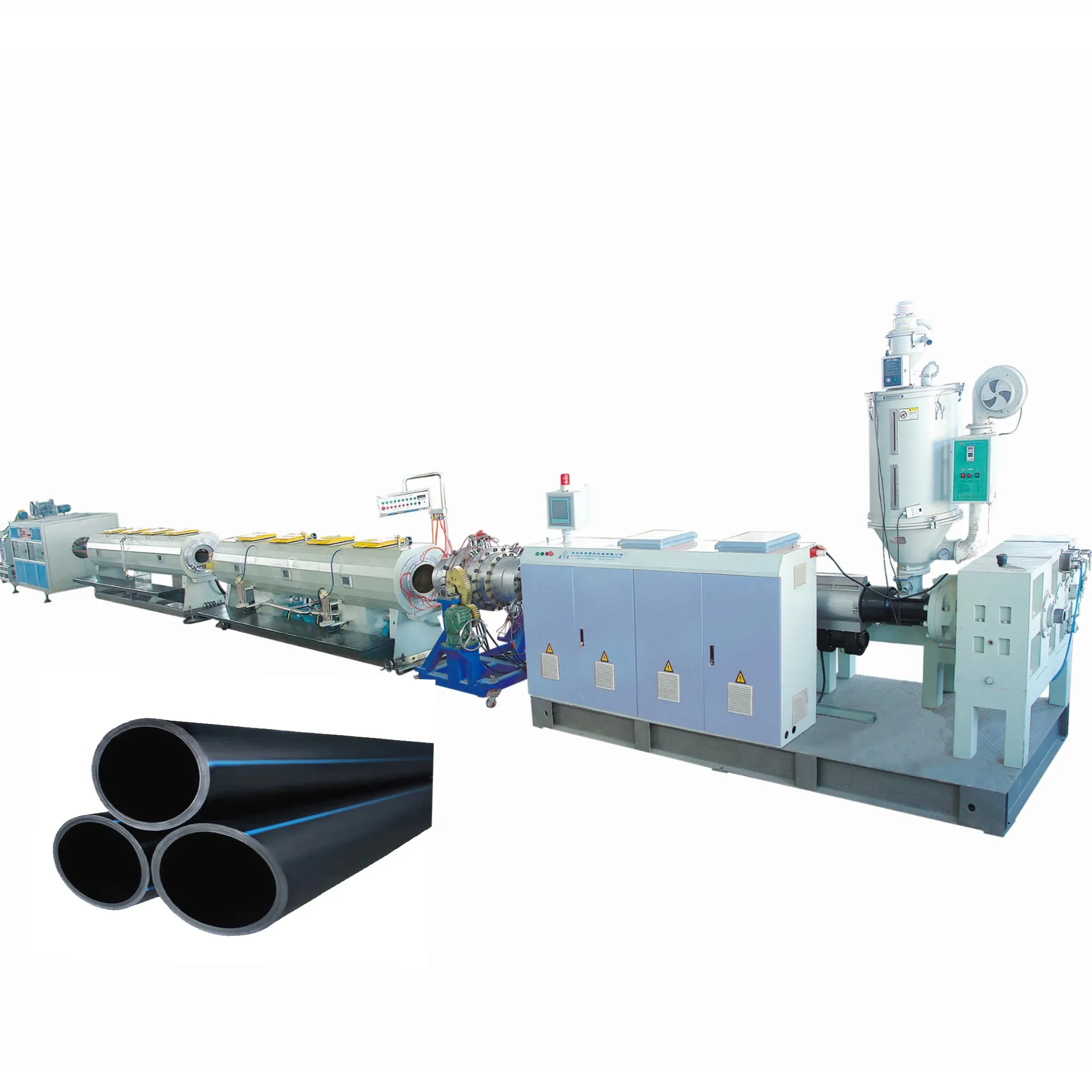 Большой диаметр пластиковые PE HDPE PP-R трубы для водоснабжения Экструзионная машина производственная линия