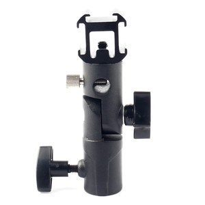Adjustable Metal Flash Mount E-Type Bracket For <b>Photographic</b> <b>Lighting</b> - Product Image 1