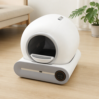 Bac à litière automatique pour chat, système d'air frais intelligent, nettoyage en un clic, électrique, surdimensionné, en plastique ABS, fabriqué en Chine, modèle L-93