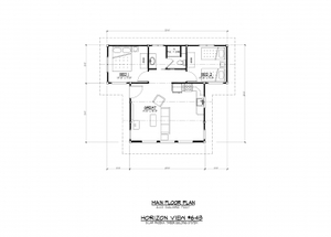 Chalet contemporain en bois sur terrain en pente avec fondation surélevée et larges fenêtres, un havre de paix sur le sommet d'une colline pour la vie en plein air - Product Image 3