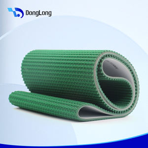 Anti-skid boyuna oluk elmas dalga çim paket sanayi için küçük Pvc konveyör bant - Product Image 5