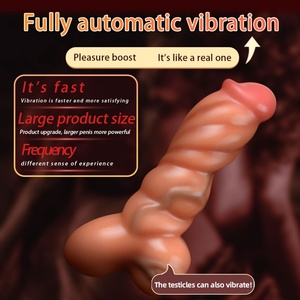CITYFUN Vibrador Grande de 10 Pulgadas, Varita de Masaje Suave de Silicona, Estimulador de Punto G Vaginal, Varita Vibradora, Dildo Vibrante - Product Image 2