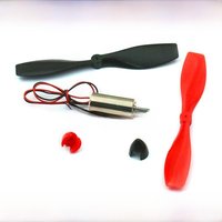 Moteur sans noyau 820 à couple élevé, conception à noyau d'air avec hélices A+B de 75 mm pour drone de course FPV, quadricoptère, micro-aéronef