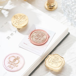 Оптовая продажа, штамп для восковых печатей в форме цветов, новый продукт из латуни, изготовленный компанией по производству штампов - Product Image 4