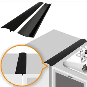 Silicone Stove Gap Covers (2 Pack), Heat Resistant Oven Gap Filler Seals Gaps Between Stovetop and Counter, Easy to Clean (21 In