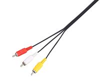 Cable AV de 1.8M para PS2, Cable de Audio y Video con 3 Conectores RCA para TV, Compatible con Consolas de Juegos PS1/PS2/PS3
