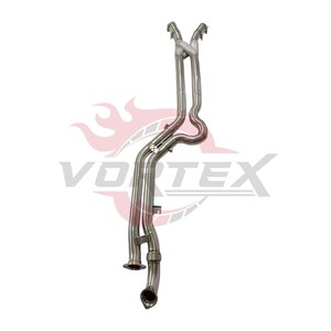 ท่อไอเสีย Vortex Premium Stainless Steel X Pipe Midpipe สำหรับ BMW M3 G80 G81 M4 G82 G83 S58 - Product Image 2