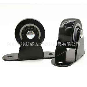 Furniture Caster 38mm Diameter Swivel Silent Wheel Black For Drawer Cabinet <b>Bed</b> Use - Product Image 4