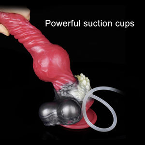 YOCY Dildo <span class=keywords><strong>Lobo</strong></span>, Pene de Perro con Nudo Grueso, Juguete Sexual Anal de Pene Grande para Mujeres y Hombres, Expansión Anal, Pene Artificial, <span class=keywords><strong>Lobo</strong></span> Gris, Sexo, <span class=keywords><strong>Lobo</strong></span> Rojo - Product Image 3