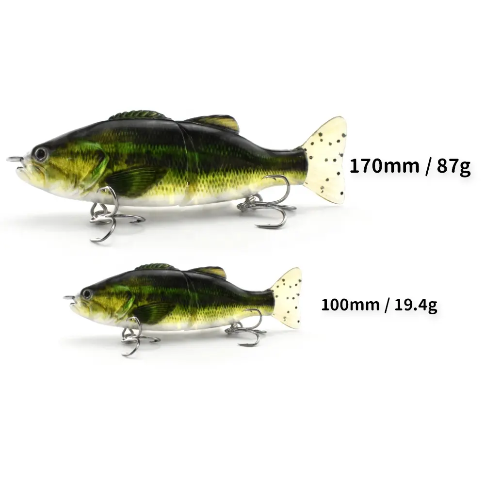Lures Making Supplier Hard Plastic Body Bait Fishing Lures Glide Jointed Swimbait