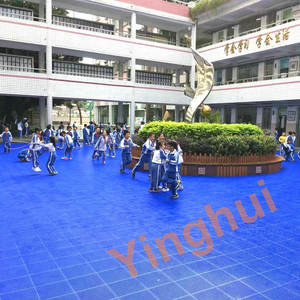 Plancher de sports de verrouillage imperméable pour d'intérieur/extérieur pour le basket-ball de tennis de Pickleball - Product Image 3