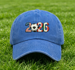 Cappellino da Calcio Stampato Giochi Nord America 2026, Berretto Sportivo in Tessuto Lavato, Cappello da Sole Unisex, Visiera Sportiva per Esterni - Product Image 1