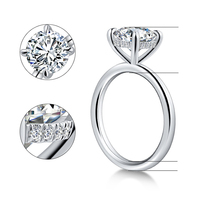 VOAINO personnalisé 1 carat 0.01-3 carat coupe ronde CVD homme fait diamant prix IgI GIA HPHT synthétique véritable diamant cultivé en laboratoire