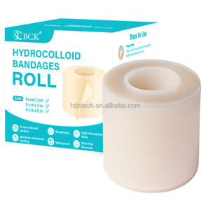 Yara bakımı pansuman için hidrokolloid bandajlar, 6.6ft hidrokolloid rulo DIY boyut ve şekil hidrokolloid yama - Product Image 2
