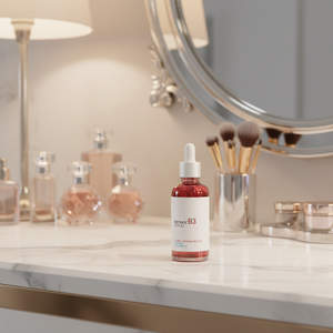 Sérum visage anti-âge OEM pur pour le rétinol, la vitamine B3, l'acide hyaluronique, cible les rides, les ridules, les dommages solaires prématurés pour tous les types de peau - Product Image 5