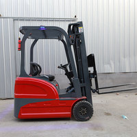 Chariot élévateur compact à bas prix allée étroite 0.8 tonnes 800 kg petit chariot élévateur électrique à 3 roues taille Mini chariot élévateur électrique