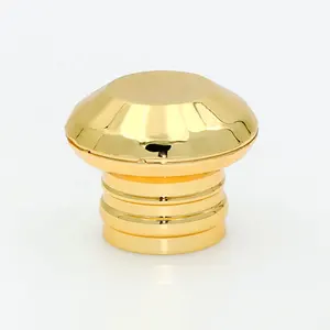 18mm 20mm 24mm 28mm Gold Metal Screw Cover Cap For Plastic Bottles