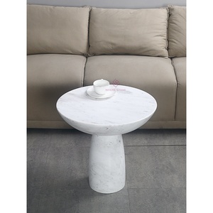 Fascia alta Carrara bianco galleggiante balcone laterale italiano naturale in marmo <span class=keywords><strong>esterno</strong></span> pezzo di accento per la decorazione della casa - Product Image 2