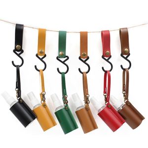 YY Leakproof Travel Perfume Bottles with PU Leather Cover <b>Keychain</b> Holder for Easy Carry Sanitizer Holder <b>Keychain</b> - Product Image 3