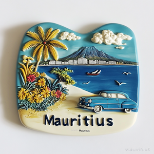 Offre Spéciale Personnalisé Île <span class=keywords><strong>Maurice</strong></span> Résine Réfrigérateur Dernier <span class=keywords><strong>Voyage</strong></span> Souvenir Artisanat Forte Attraction En Relief Effet Forme - Product Image 2