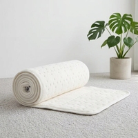 Couverture électrique douce et lavable en non-tissé, avec télécommande détachable, 3 niveaux de chaleur, protection contre la surchauffe, pour lit double et canapé