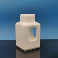 Bidon vide en plastique HDPE de 500 ml, 1 L, 1,5 L, 2 L pour produits chimiques, purificateur d'eaux usées, emballage en gros