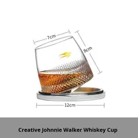 Verre à vin rotatif moderne Martell Shaker en cristal, style américain, capacité 200-300 ml, haute qualité, idéal pour les cadeaux d'affaires