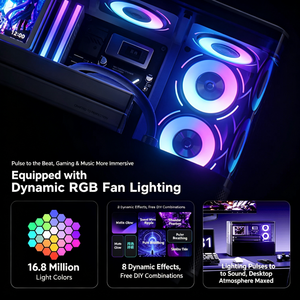 <span class=keywords><strong>EDIFIER</strong></span> NEW CYBER Altavoz de Escritorio con Pantalla a Color RGB, HiFi Estéreo, 35W, Carga Rápida, Altavoz Activo para Juegos de PC - Product Image 4