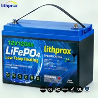 Batterie industrielle fiable 12V 120AH LFP au phosphate de fer et de lithium pour transpalette, conforme RoHS CE UN38.3 FCC, fournisseur OEM ODM