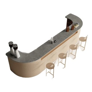 Escritorio de recepción de oficina grande moderno blanco de lujo Simple Hospital Spa salón de belleza mostrador de recepción personalizado - Product Image 6