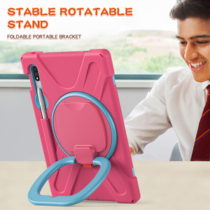 Funda resistente con soporte de anillo para Samsung <span class=keywords><strong>Galaxy</strong></span> Tab <span class=keywords><strong>S7</strong></span> T870/875 de 11 pulgadas 2020 - Product Image 3
